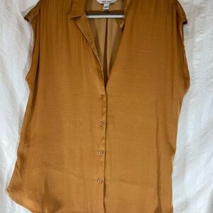 Nine‎ West Camel Button-Down Shirt